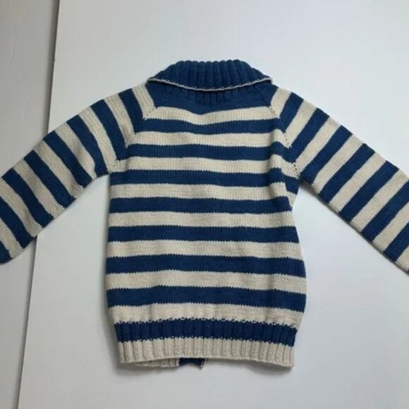 Misha & Puff cotton striped sweater cardigan 5-6 - Picture 4 of 5